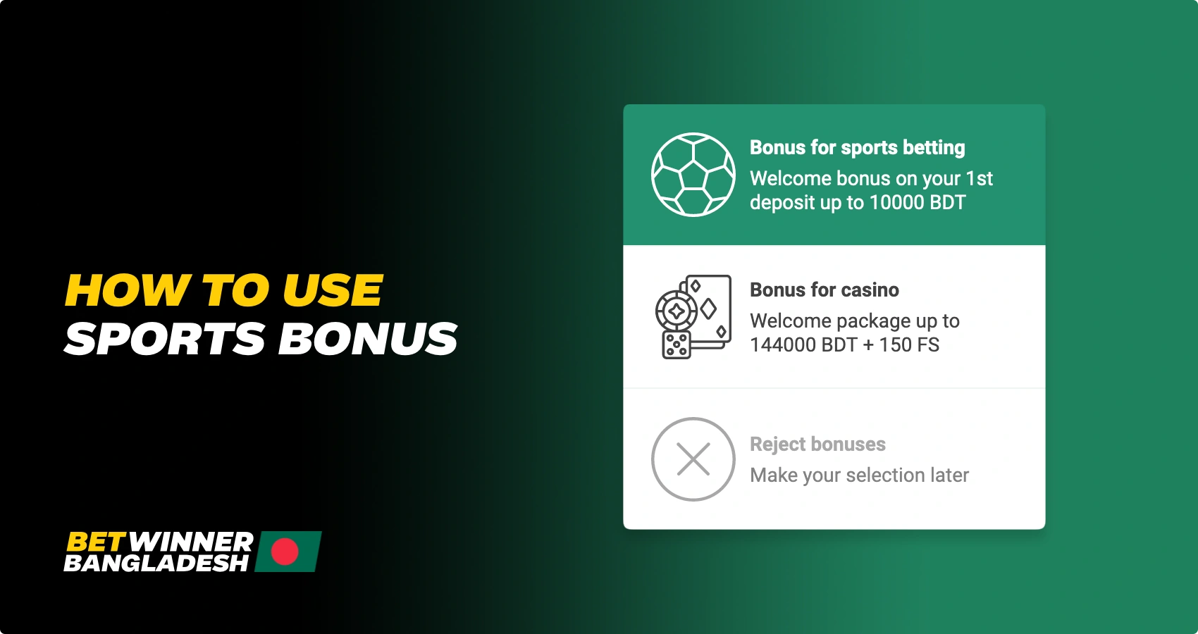 Get a sports bonus at Betwinner when you register a new account